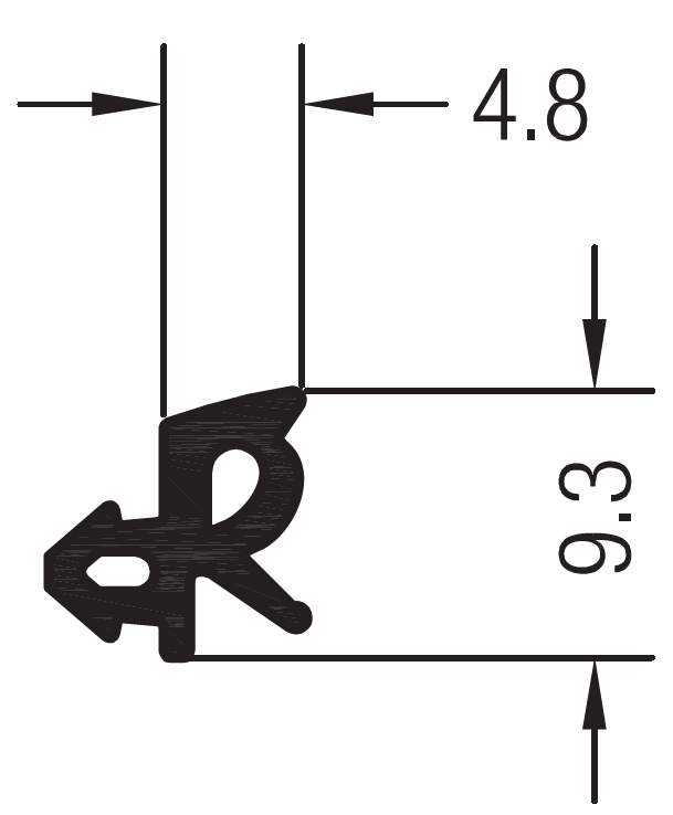 Verglasungsdichtung 65